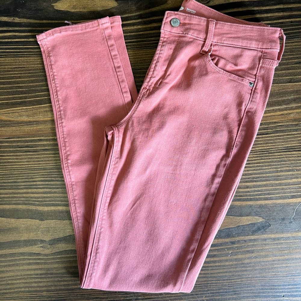Old Navy Burnt Orange Jeggings Stretch Denim